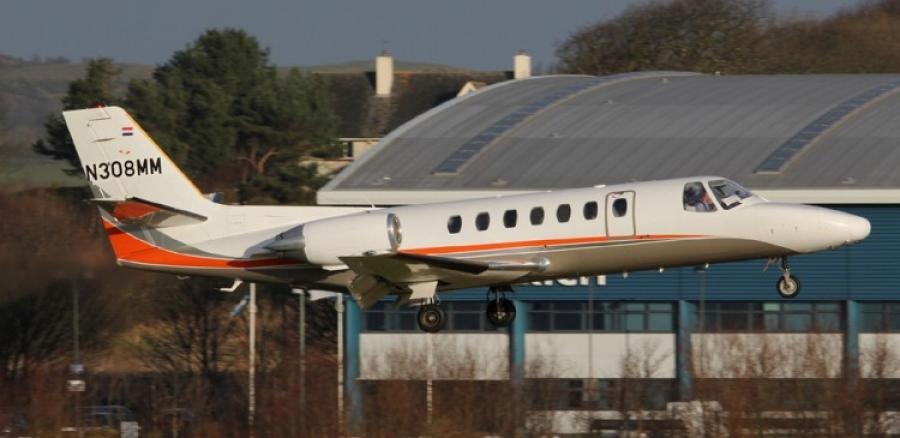 Citation V delivered from Eindhoven in the Netherlands to Texas, USA.
